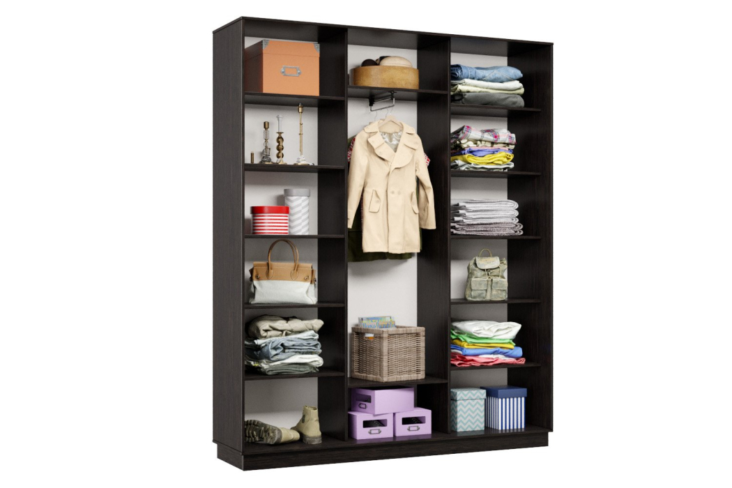 Шкафы-купе 3-х дверные, Шкаф-купе Премьер Лайт 29 (08;05;08) трехдверный