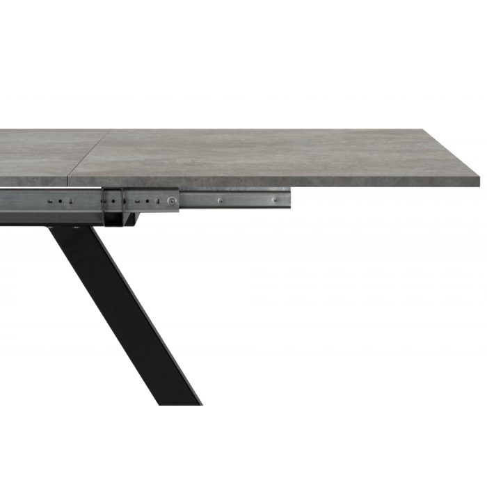 Обеденные столы, Деревянный стол Райн 116(160)x77 (черные ноги)