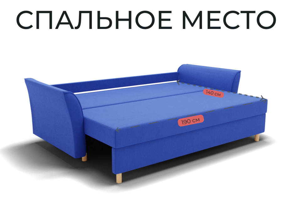 Диваны еврокнижки, Прямой диван Мелодия,НПБ,еврокнижка,велюр