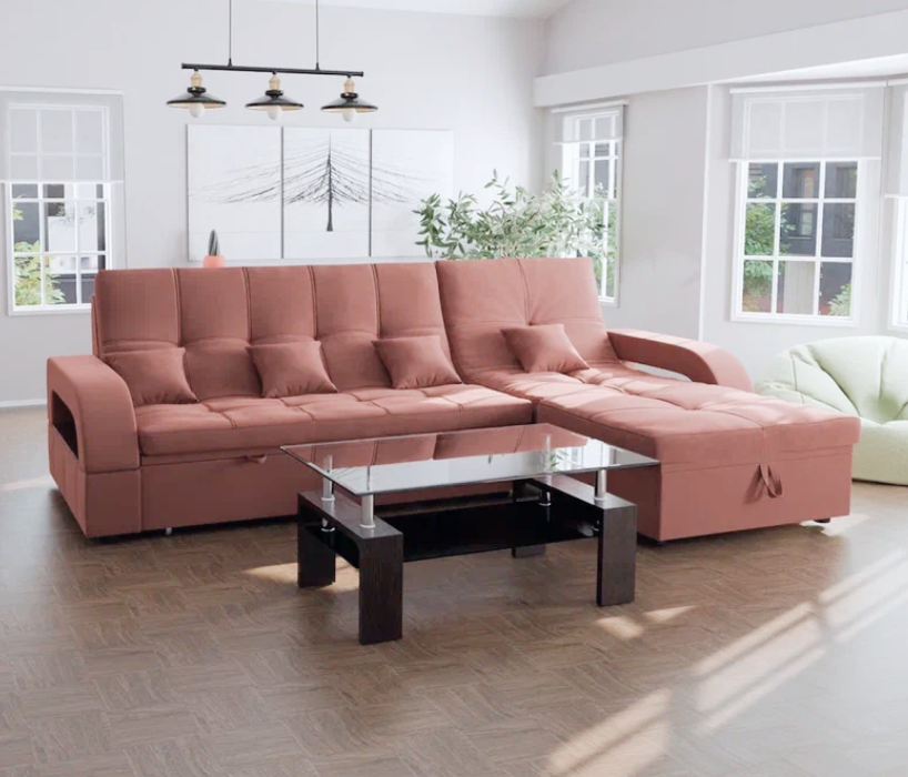 Диваны модульные угловые, Модульный диван Майами-2,микровелюр,антивандальная ткань,венеция