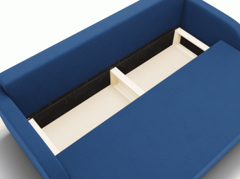 Прямой диван Оазис,еврокнижка,велюр