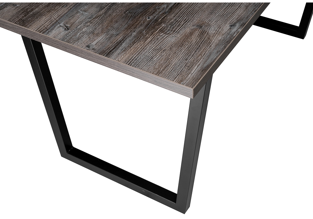 Обеденные столы, Стол деревянный Эльпатия 150 (черный матовый)