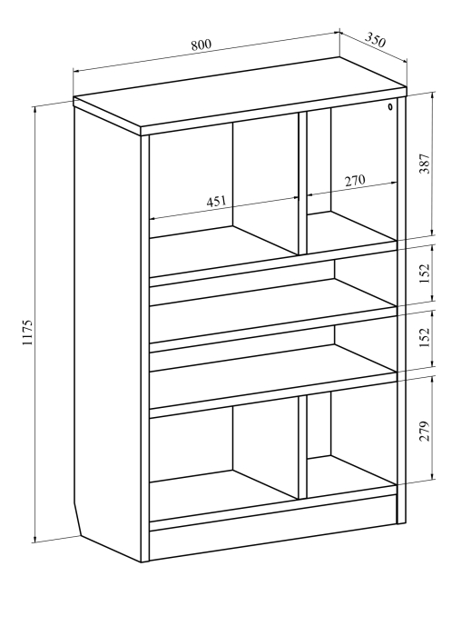 Стеллажи, Стеллаж Виктория ВИ-5