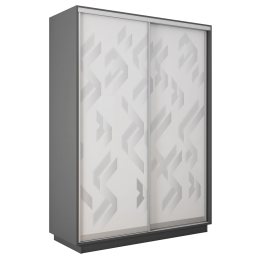 Шкаф-купе Экспресс 2-х дверный Фотопечать Ленты Стекла 160х60х220