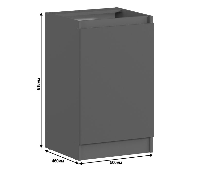 Леон, Леон стол 1 дв 50х82 см
