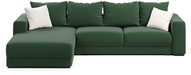 Диван-кровать угловой еврокнижка Ланкастер,велюр