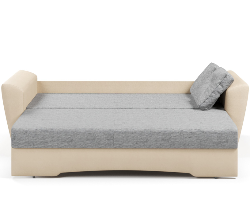 Диваны прямые, Диван-кровать прямой Амстердам еврокнижка,рогожка+экокожа