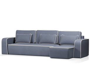 Диван-кровать угловой Линда еврокнижка,велюр