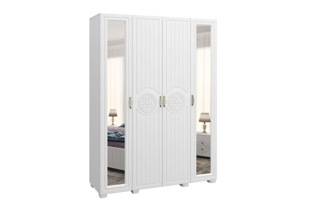 Шкафы распашные, Шкаф Монблан МБ-25К с зеркалом