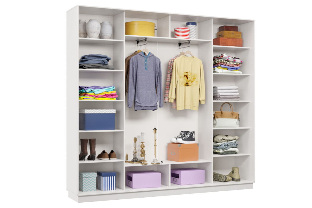 Шкафы-купе, Шкаф-купе Премьер Лайт 59 (05;05;05) трехдверный