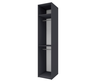 Шкаф 1-дверный Лаура 2 Серый уголь