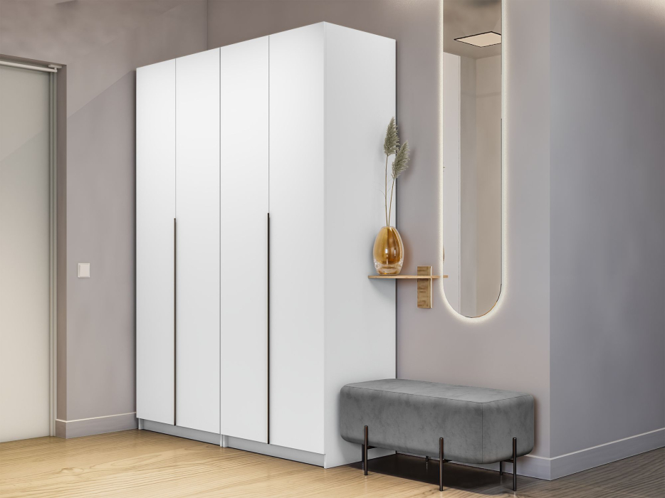 Шкафы распашные, Распашной шкаф Локер 800+800 (Гармошка) 