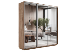 Шкафы-купе, Шкаф-купе Экспресс Экспенс трио 2400 x 2100 x 600