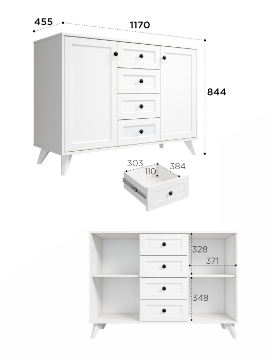 Комоды, Комод Вильям ВМ-13