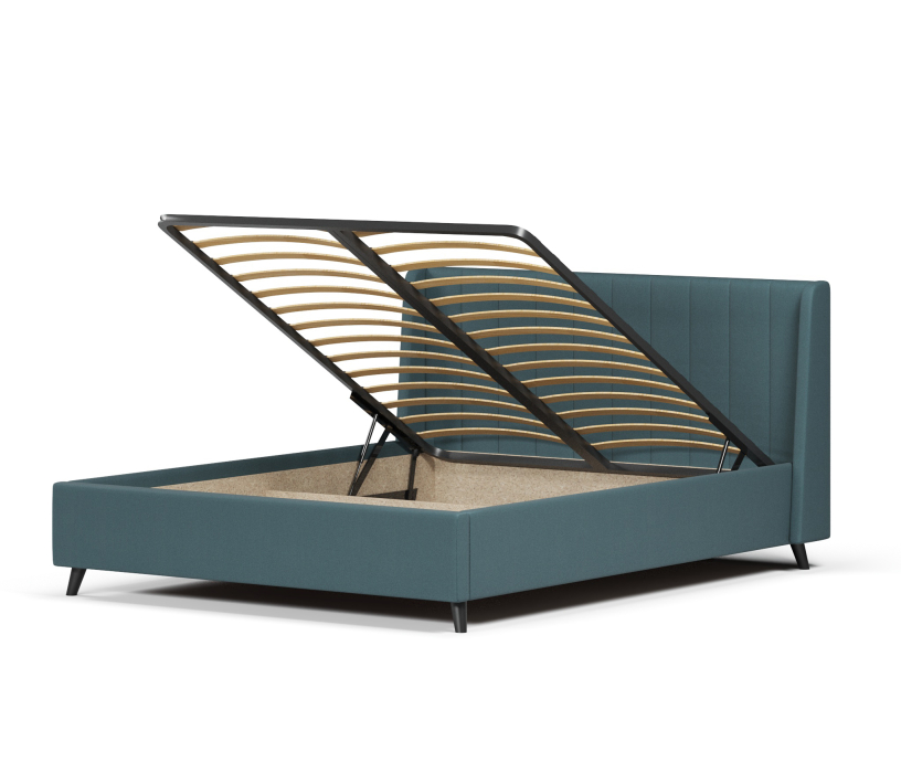 Мягкая кровать, Кровать Милла 140, велюр