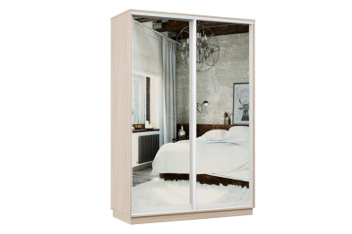 Шкаф-купе Премьер 04 ясень шимо светлый