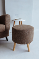 Пуф в прихожую, Пуф Лаки, рогожка