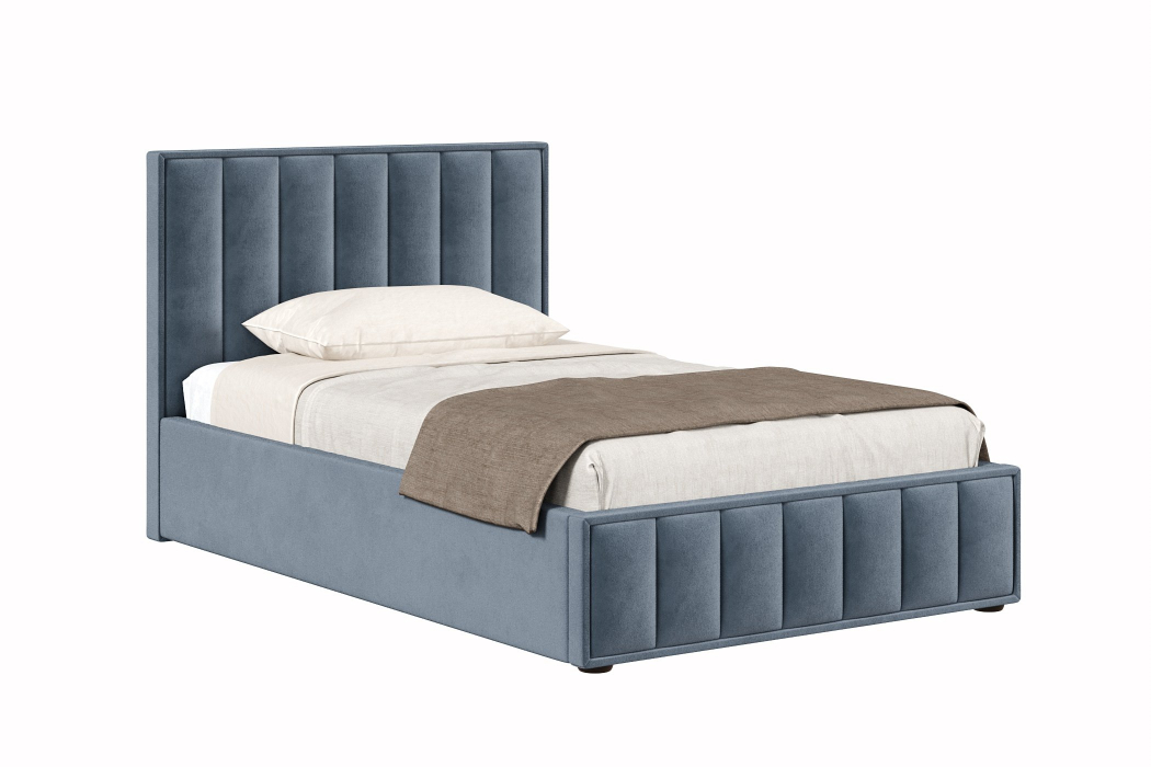 Мягкая кровать, Кровать Анкона 1200, велюр