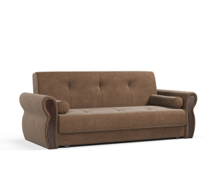 Диван-кровать прямой Делюкс книжка, велюр