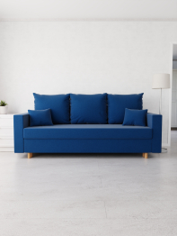 Прямой диван Адам, НПБ,еврокнижка,велюр