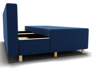 Прямой диван Сияние,еврокнижка,велюр