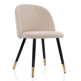 Стул Gabi black/gold