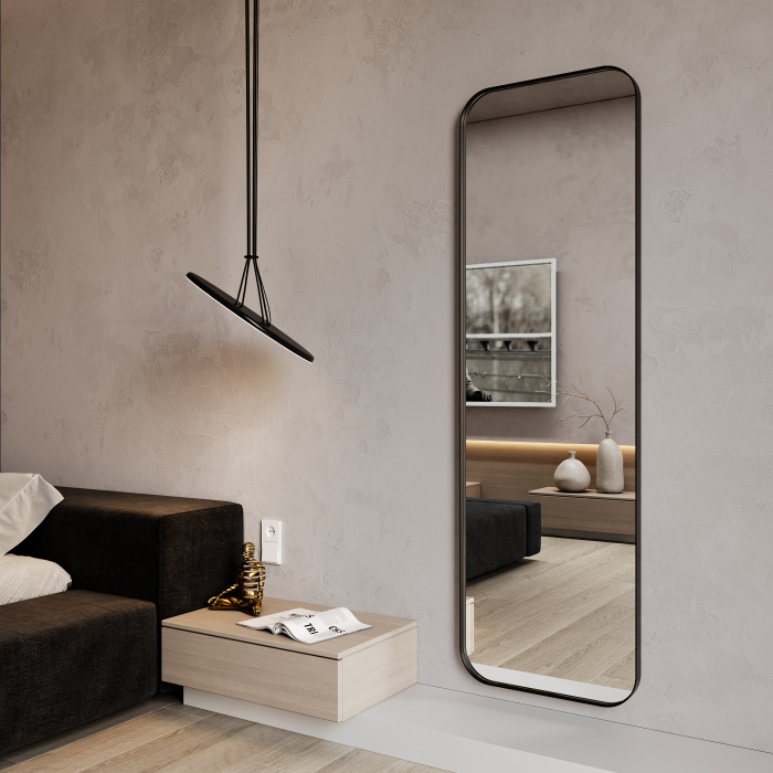 Зеркала в спальню, Настенное зеркало в раме GENGLASS KUVINO L