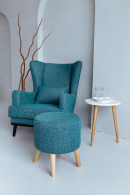 Пуф в прихожую, Пуф Лаки, рогожка