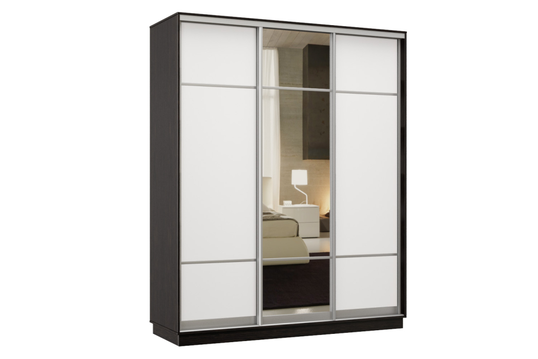 Шкафы-купе, Шкаф-купе Премьер Лайт 33 (08;11;08) трехдверный