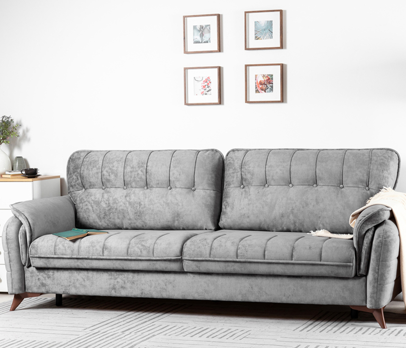 Диваны еврокнижки, Диван Дорис, Велюр Эверест