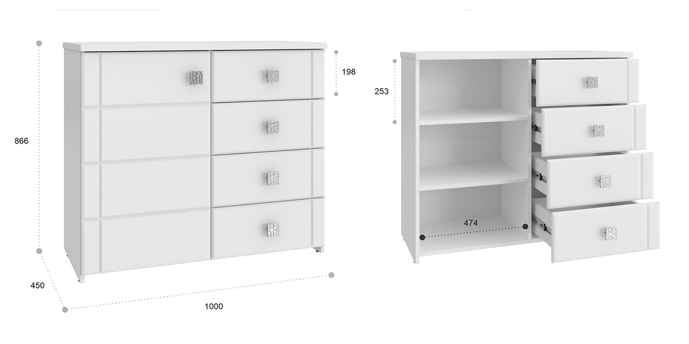 Комоды, Комод Изабель ИЗ-52К