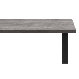 Деревянный стол Лиман 140 х 80 (черные ноги)