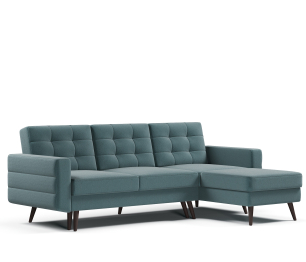 Диван-кровать угловой Сидней еврокнижка,велюр