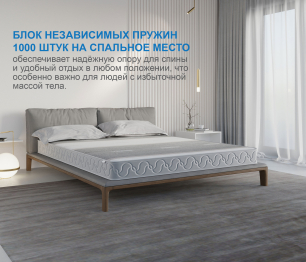 Столлайн / Матрас Корсика-Лайт в чехле Magnetic 1400х2000