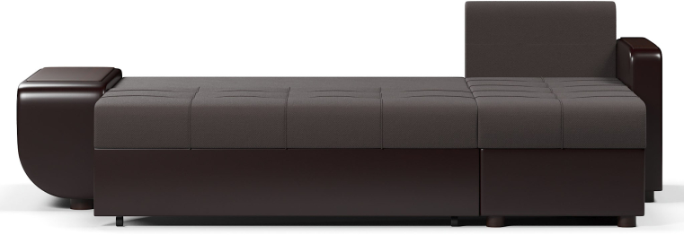 Диван-кровать угловой Атланта со столиком еврокнижка,велюр+экокожа