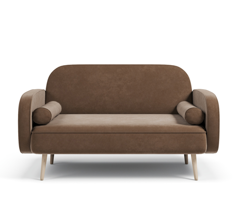 Офисные диваны, Диван прямой нераскладной Бержер, велюр