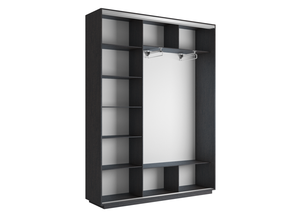 Шкафы-купе 3-х дверные, Шкаф-купе Экспресс Экспенс трио 2400 x 2400 x 450