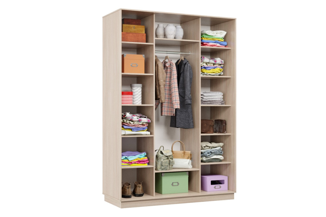 Шкафы-купе, Шкаф-купе Премьер 14 (16;16;16) трёхдверный