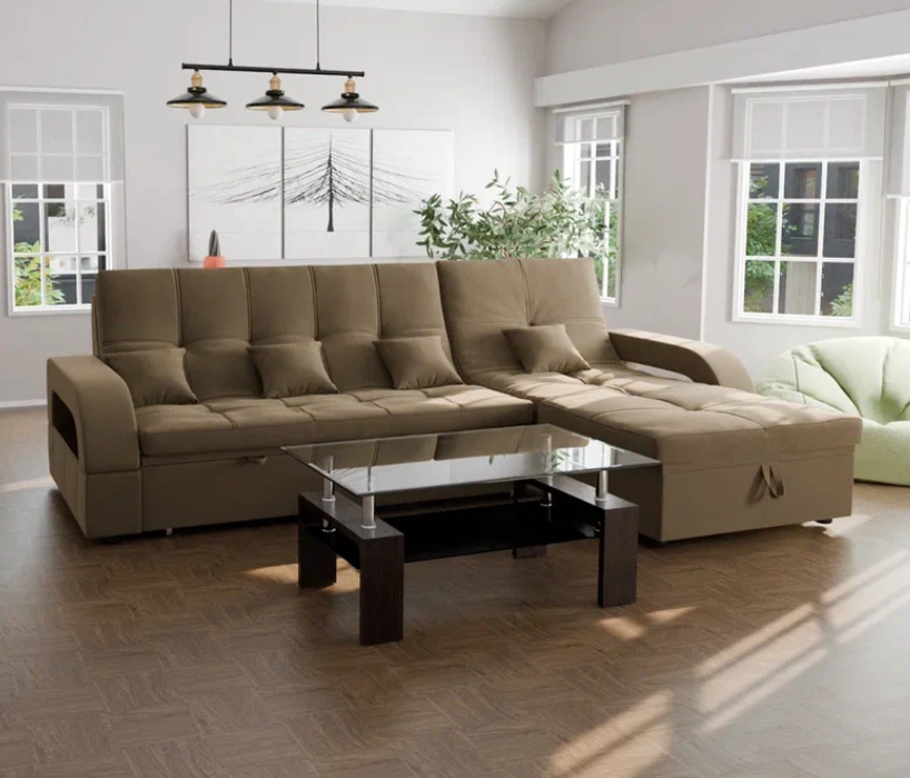 Диваны модульные угловые, Модульный диван Майами-2,микровелюр,антивандальная ткань,венеция