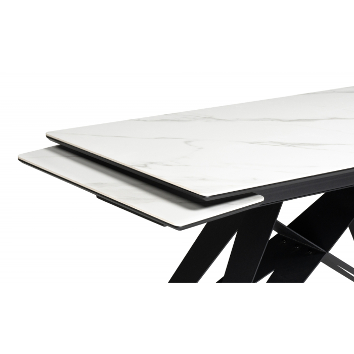 Обеденные столы, Керамический стол Блэкберн new 140(200)х80х75