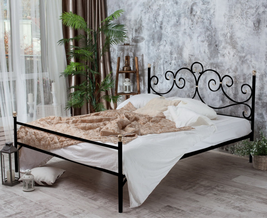 Кованые кровати, Кованая кровать Флоренция 1.6 с одной спинкой