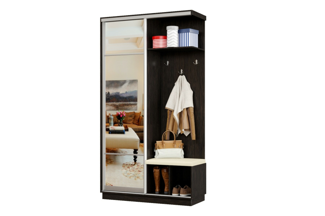 Прихожие, Прихожая Премьер 03 Лайт 11 Правая Мягкая