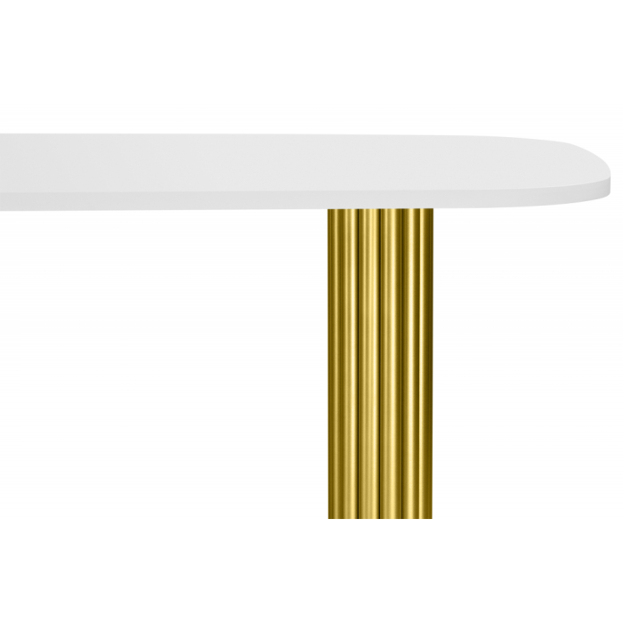 Обеденные столы, Деревянный стол Бавария 200*90 (золотые ноги)