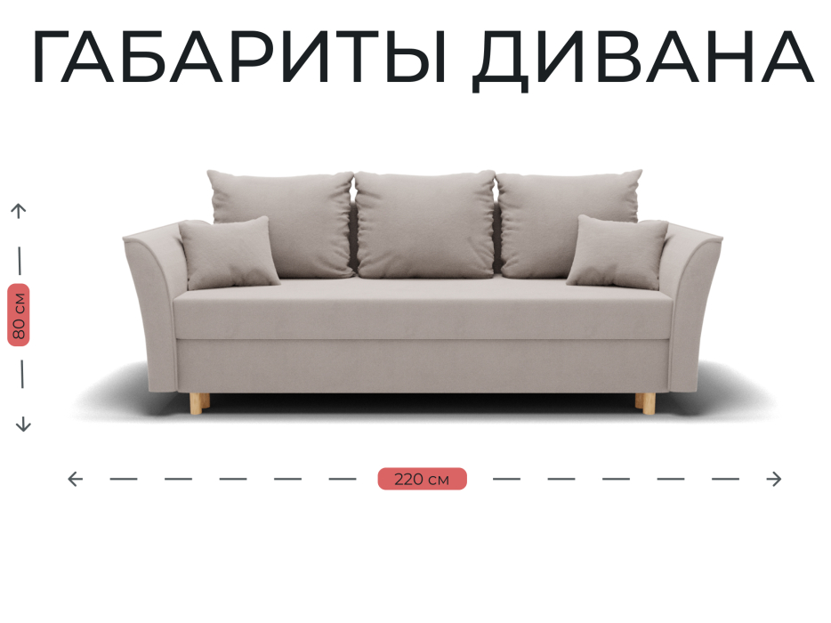 Диваны еврокнижки, Прямой диван Мелодия,НПБ,еврокнижка,велюр