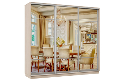 Шкаф-купе Премьер Лайт 58 (11;11;11) трехдверный