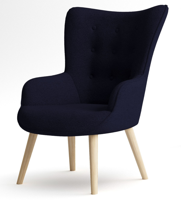 Кресло для отдыха, Кресло интерьерное Шелли, искусственный мех