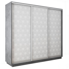 Шкаф-купе Экспресс 3-х дверный Фотопечать Калейдоскоп Стекла 210х45х240