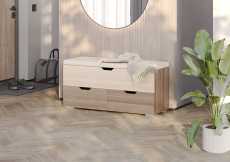 Тумба в прихожую с мягким сиденьем, Диван ФЛИНТ