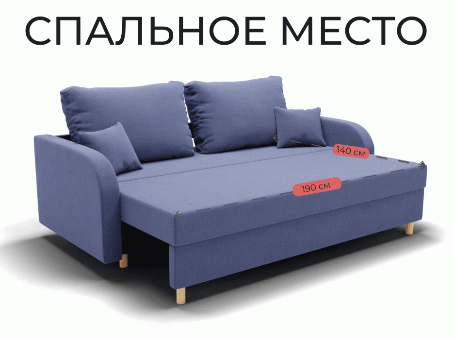 Диваны еврокнижки, Прямой диван Оазис,еврокнижка,велюр