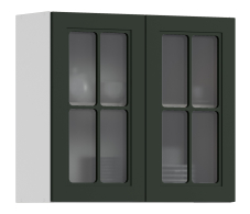 MODERN, MODERN шкаф навесной со стеклом 2 дв 80х72 см